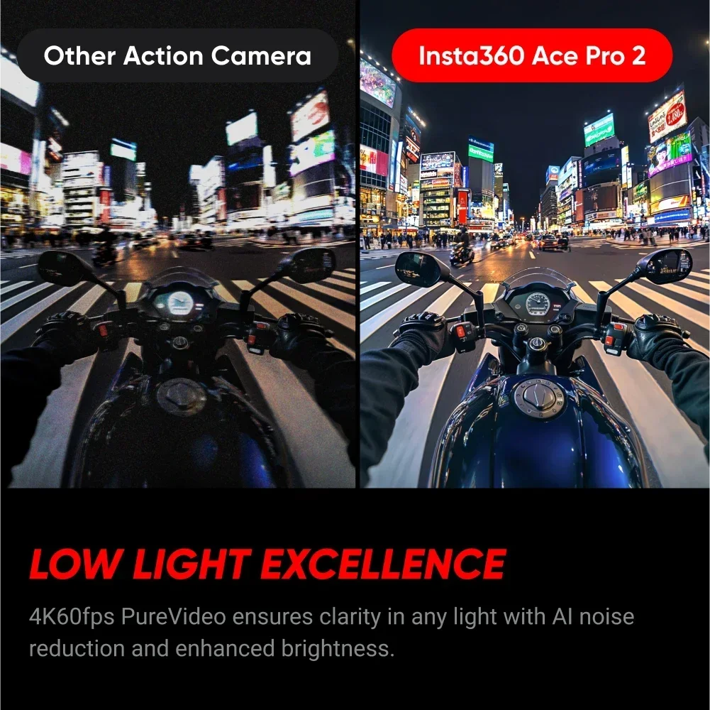 Insta360 ACE PRO 2 360° Camera 8K Video Modes Mini Tripod 128GB Bundle Dual Battery Get-Set Bundle (Mini 2-in-1 Tripod + 128GB) - Image 5