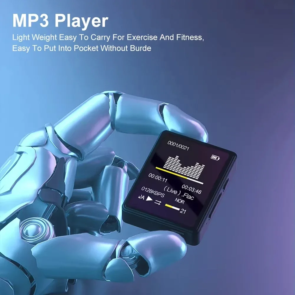 1.8inch Touch Screen MP3 Music Player Portable HIFI MP4 Player Bluetooth 5.0 HIFI Sound for E-book FM Radio Recording Video Play - Image 4