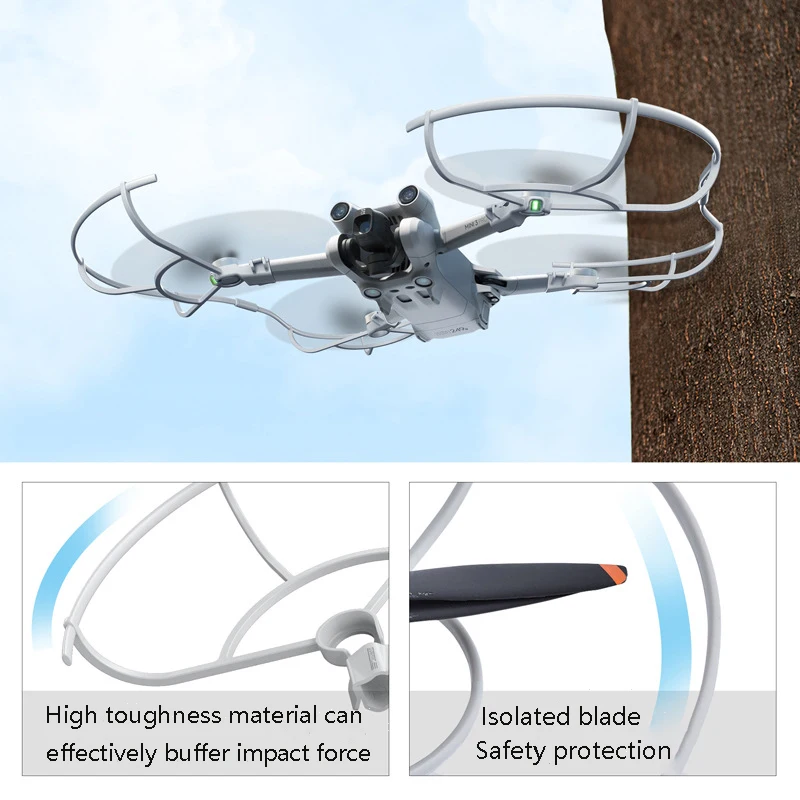 Propeller Protector For DJI Mini 3 Pro Drone LightWeight Guard Anti-Collision Props Wing Fan Bumper Landing Gear Accessories - Image 6