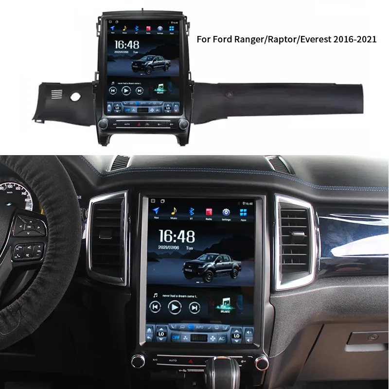 12.1" Touch screen Android 13 Car stereo FOR Ford Ranger Everest 2016-2021 Car Radio GPS Navigation multimedia player head unit