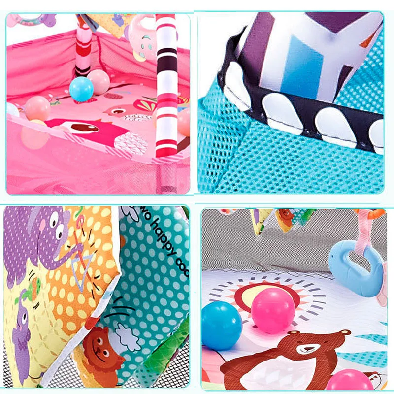 Educational Fitness Frame For Children Play Mat Rack Crawling Blanket Infant Play Rug Gift Kids Activity Mat Gym Baby Toys - Image 5