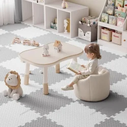4/8Pcs Interlocking EVA Foam Floor Mats Square Baby Play Mat Baby Toys Toddler Playmat Suitable for children baby playroom gym