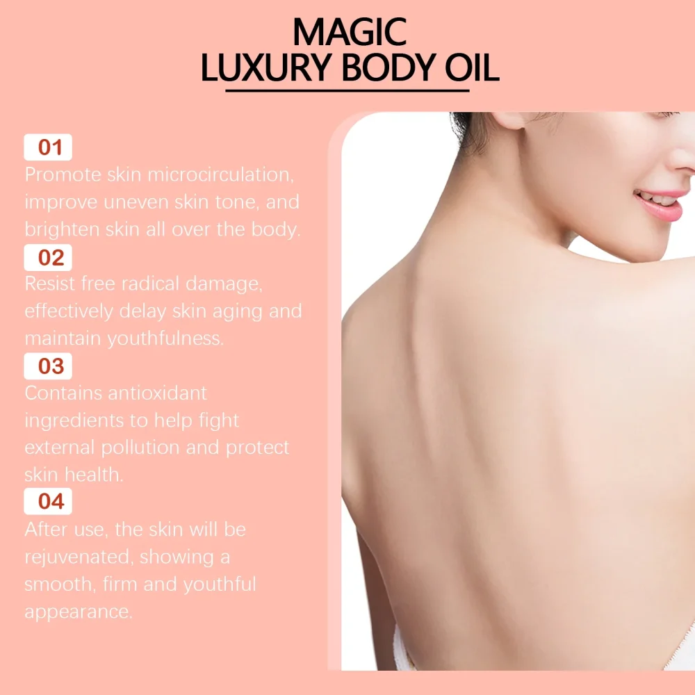 Tightening Body Oil Lifting Firming Lighten Fine Lines Improve Sagging Skin Dullness Brightening Moisturizing Nourish Skin Care - Image 2