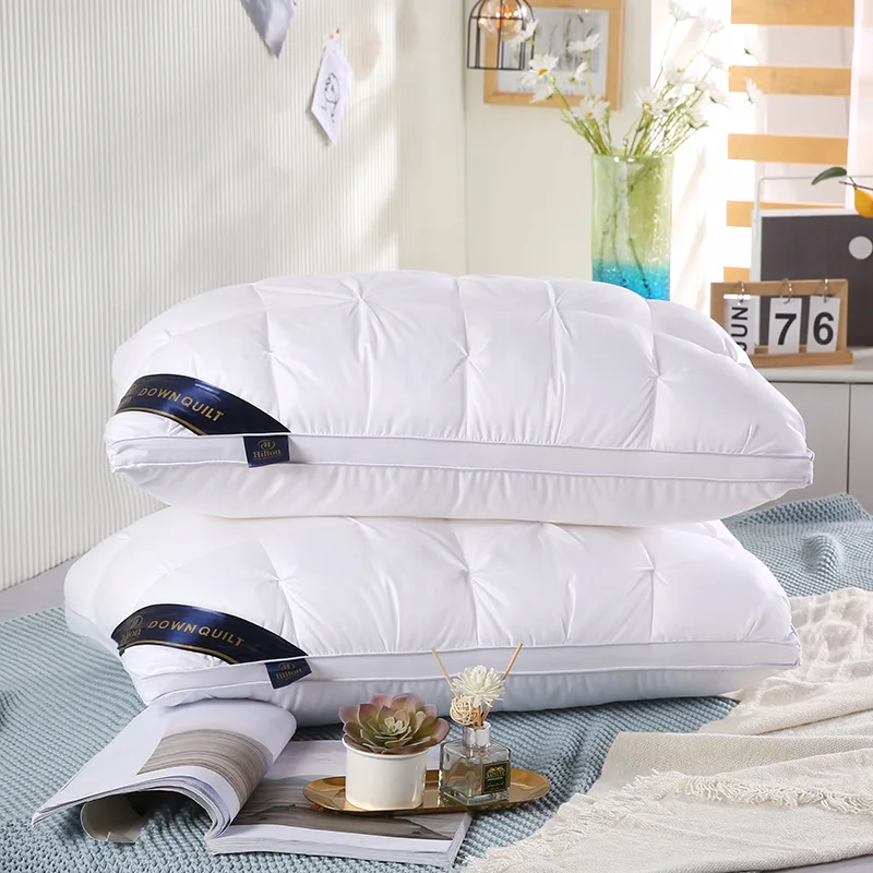 2-Piece Sleep Pillow Set, Soft Supportive Bed Pillows, Suitable for Back, Stomach, or Side Sleeping Luxury Hotel Pillows - Image 6