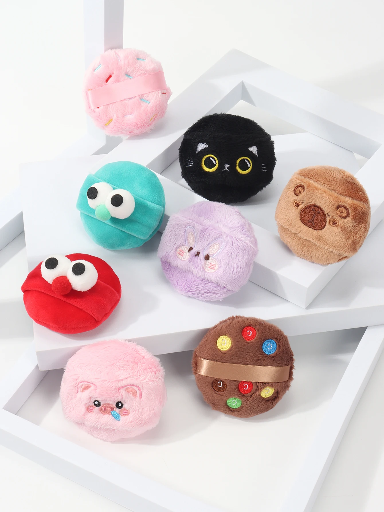 Female Makeup Blender Cosmetic Puff Powder Cute Cartoon Puff Portable Soft Cosmetic Puff Women Make up Tools Kawaii Makeup - Image 3