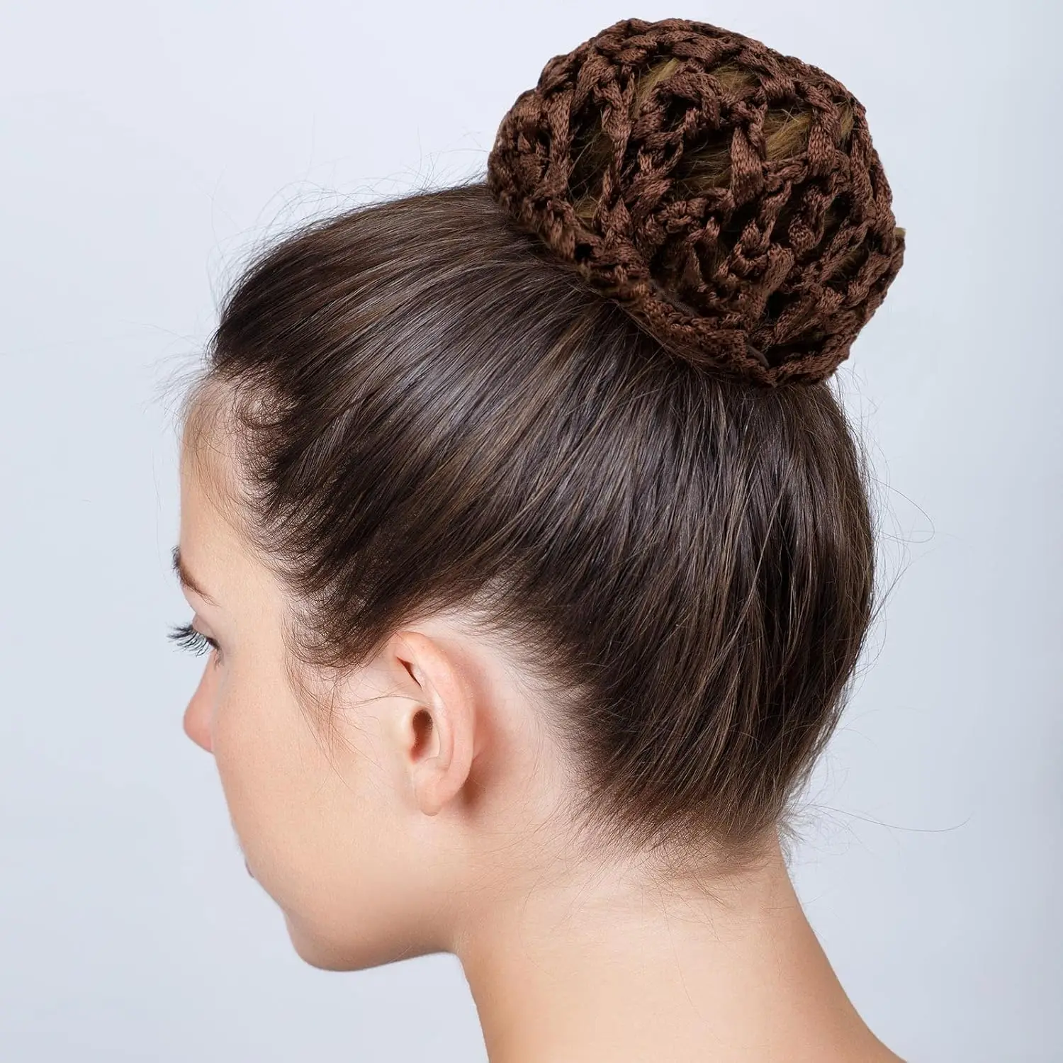 1/3pcs High quality Girls Ballet Dance Hair Net Elastic Hair Bands Ponytail Holder for Girl Women Accessoires - Image 5