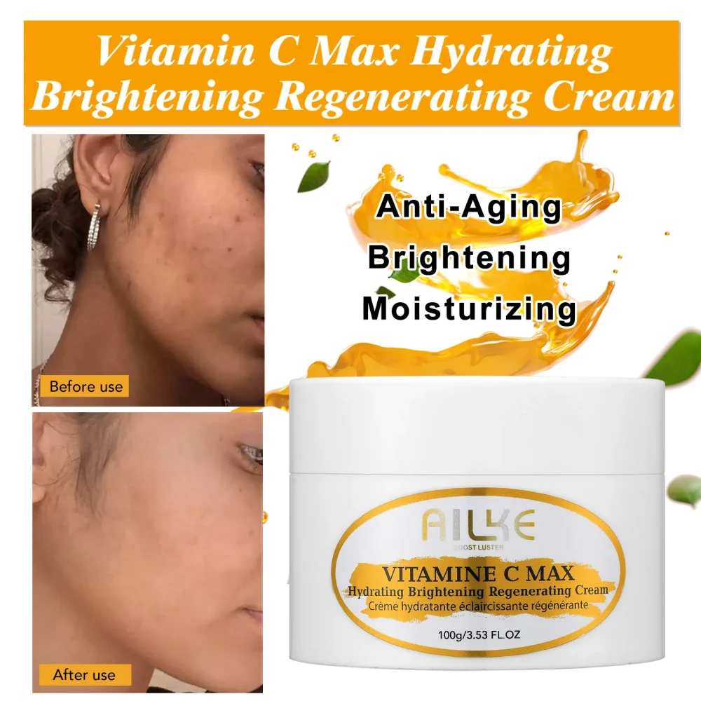 AILKE Vitamin C Skin Care Set, with Lightening Body Lotion, Even Skin Tone Face Cream, Whitening Serum, Brightening Soap - Image 4