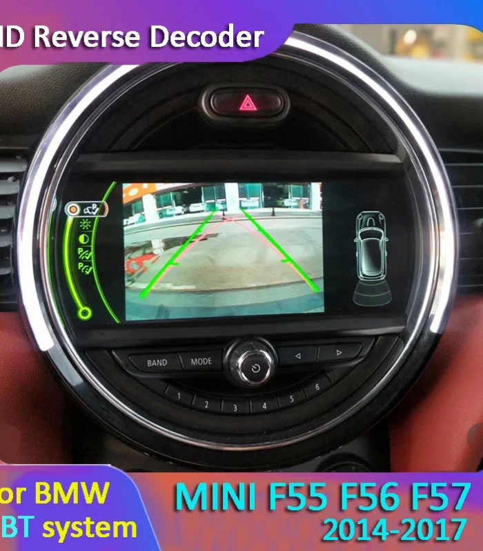 Car Backup Rear Camera For BMW NBT MINI Cooper Clubman F55 F56 F57 Interface Adaptor Connect Original Screen Reverse Decoder