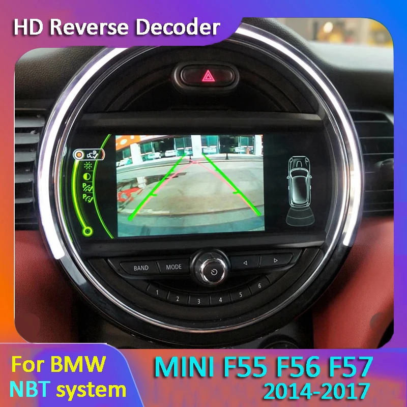 Car Backup Rear Camera For BMW NBT MINI Cooper Clubman F55 F56 F57 Interface Adaptor Connect Original Screen Reverse Decoder