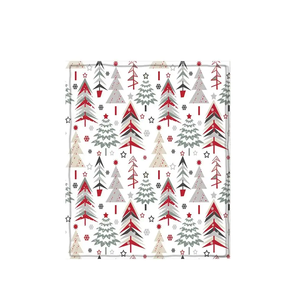 1pc Snow pine Microfiber Blanket Super Soft Throw Blankets For Bed Bedspread Sofa Decorative Camping Picnic Winter Warm Blanket - Image 5