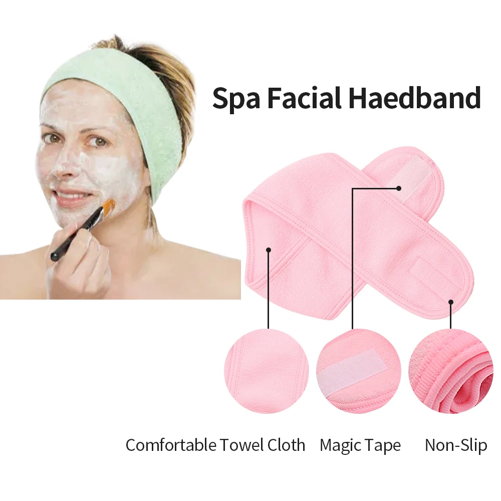 Eyelash Extension Headband Makeup Eyelash Extension Supplies Lashes Accessories Face Washing Bath SPA Facial Adjustable Headband - Image 2
