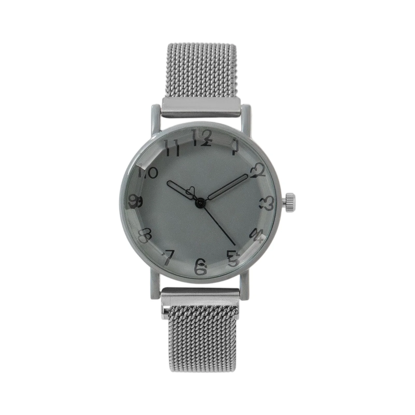 Women New Popular Mechanical Watch Simple Style Metal Mesh Belt Quartz Movement Wristwatch Female Daily Vintage Hand Wear - Image 4