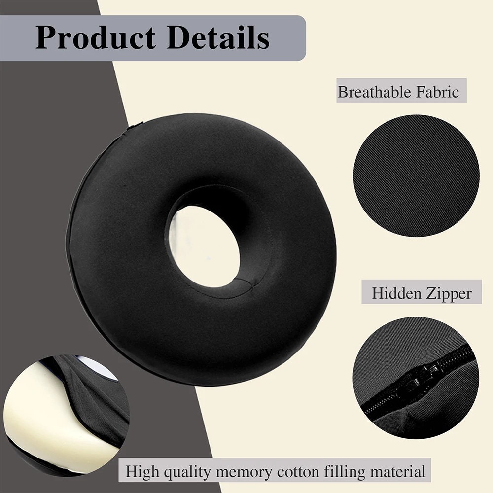Ear Piercing Pillow for Side Sleepers, CNH and Ear Pain Ear Inflammation,with an Ear Hole Sleeping Pillow, Ear Guard Pillow - Image 2