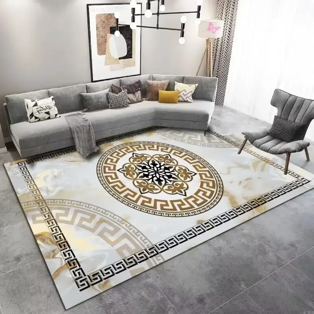 Luxury Rugs and Carpets for Living Room Decoration Elastic Mat Bedroom Carpet Home Decor Non Slip Floor Mats Machine Washable - Image 3