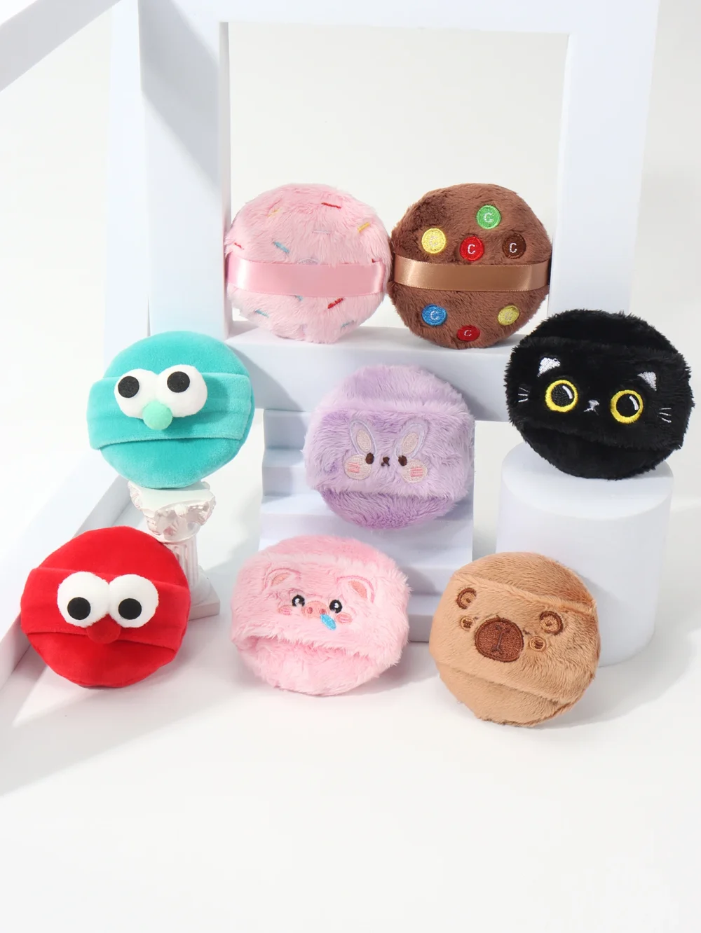 Female Makeup Blender Cosmetic Puff Powder Cute Cartoon Puff Portable Soft Cosmetic Puff Women Make up Tools Kawaii Makeup - Image 5