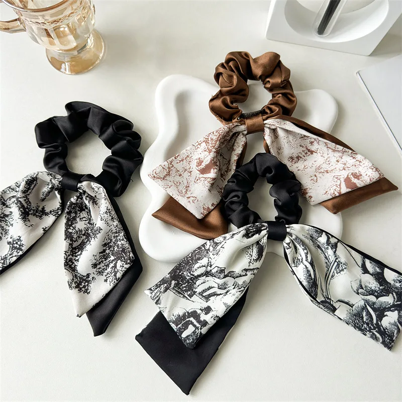 New Chinese Style Rabbit Ear Headband High Elasticity Braided Hair Accessories Ponytail Headpiece Girl Hair Accessoires Hair Tie - Image 2