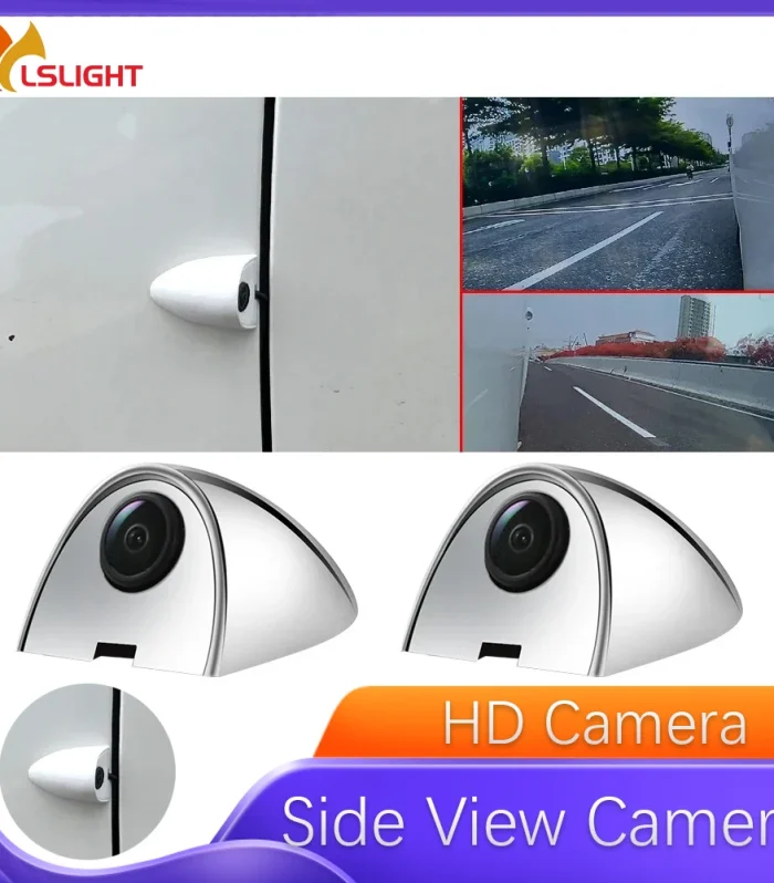 Left Right Side Rear View Blind Spot Car Camera 3M Sticker Digital HD Night Vision Waterproof Parking Assistant Camera