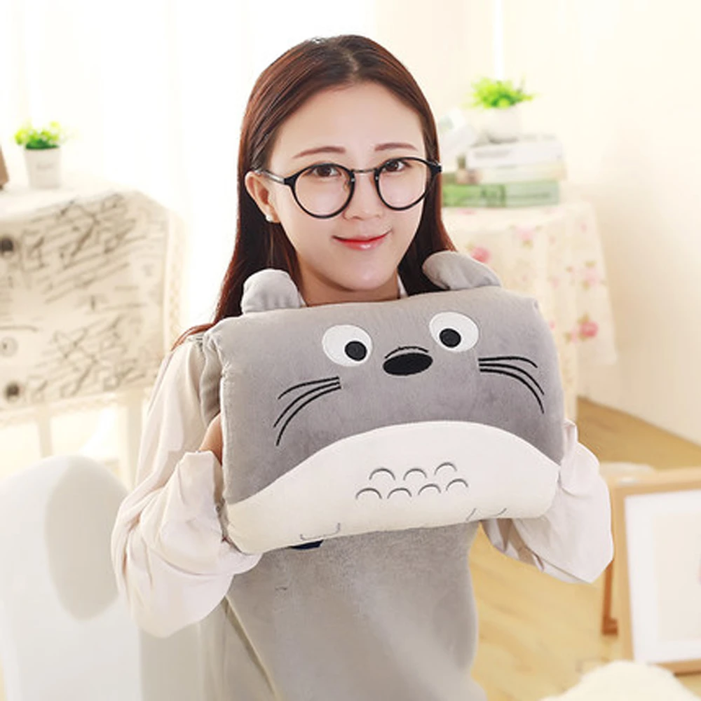 kids cute gift Winter Cartoon Plush Toys Hand Warmer Cartoon Animals Soft pillow Hand Hold Warm Cushion Gift. Non electrical - Image 5
