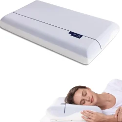 Cooling Memory Foam Pillows,Cervical Neck Pillow for Neck Pain Relief,Soft and Cooling for Back Side Sleeper Pillow - Two-Sided