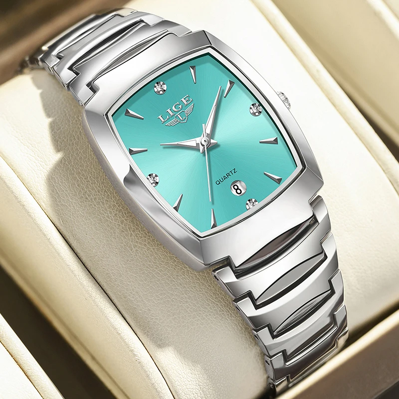 LIGE New Ladies Waterproof Watch Luxury Stainless Steel Women Watches Creative Fashion Original Elegant Quartz Wristwatch Gift - Image 6