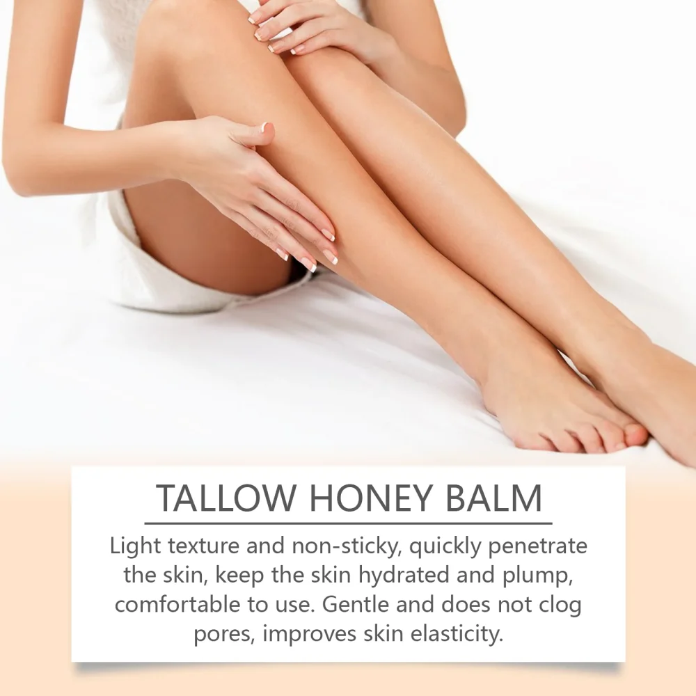 Tallow Honey Cream Glow Hydrating Skin Improve Elasticity Soft Bleaching Improve Dullness Firming Face Body Moisturizer Lotion - Image 4