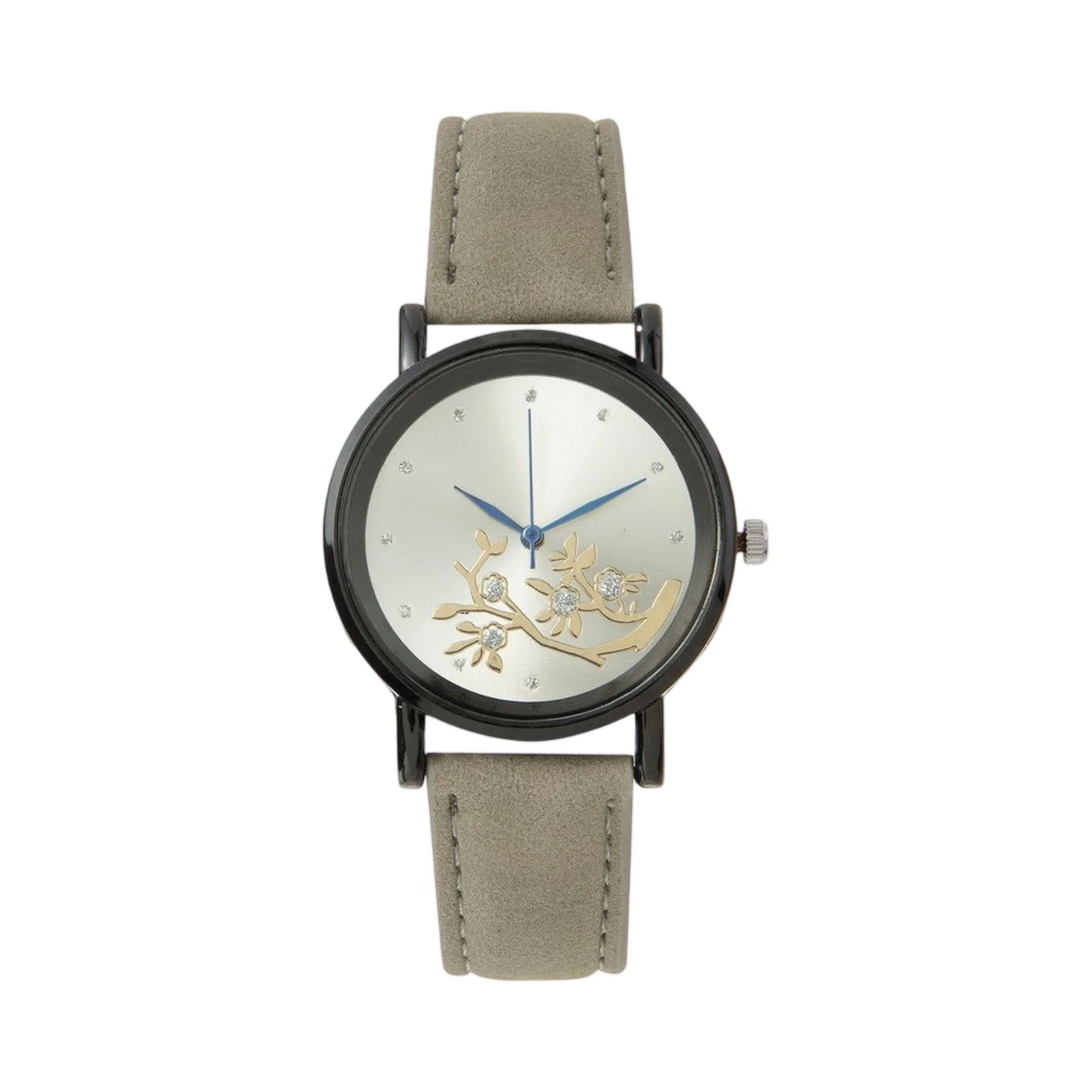 Women New Popular Flower Branch Pattern Watch Classic Leather Strap Mechanical Quartz Wristwatch Lady Fashion Elegant Hand Wear - Image 5