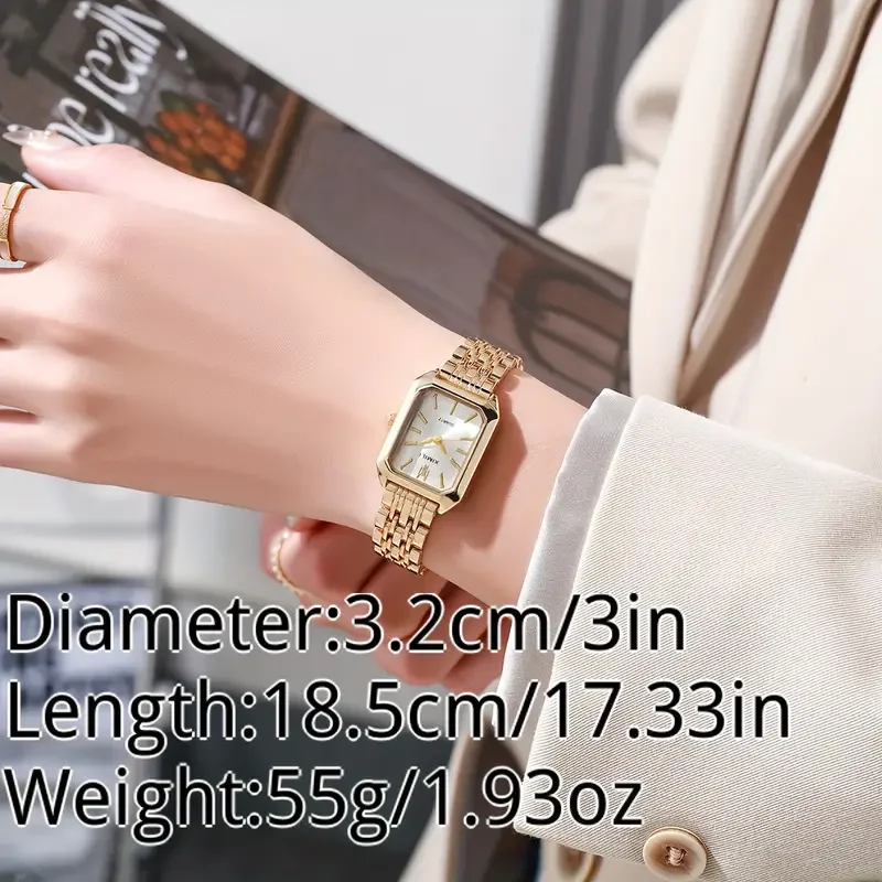 1PCS Fashion Women's Watch Luxury Trendy Versatile Quartz Watch Suitable for Daily Clothing Matching or As a Gift - Image 5
