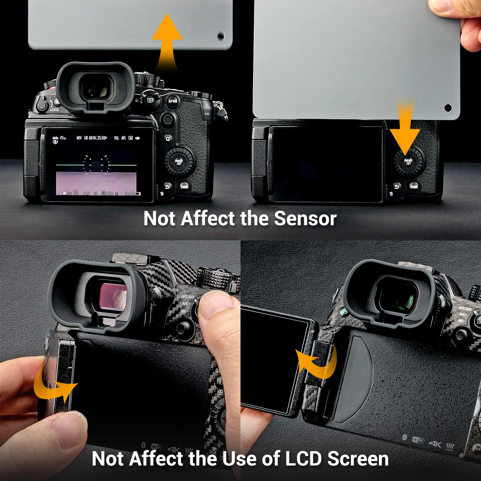 Soft Silicon Long Camera Eyecup Viewfinder Eyepiece Eye Cup for Panasonic DC-GH6 GH5S GH5 Replaces Panasonic 4YE1A561Z EyeCup - Image 6