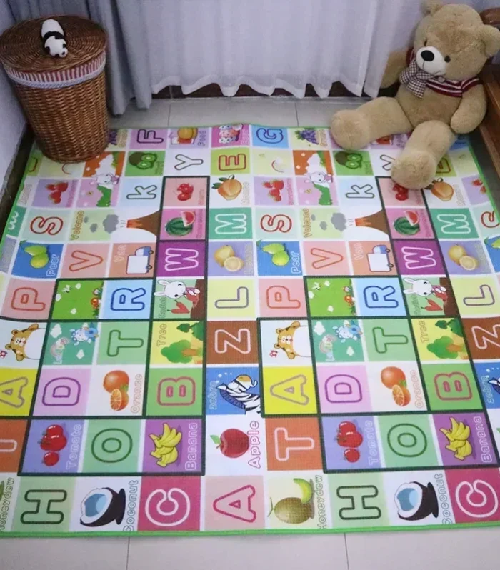 Baby Play Mat Waterproof Outdoor Indoor Carpets Kids Rug Activity Game Gym Toy Playmat Educational Gift Color Random