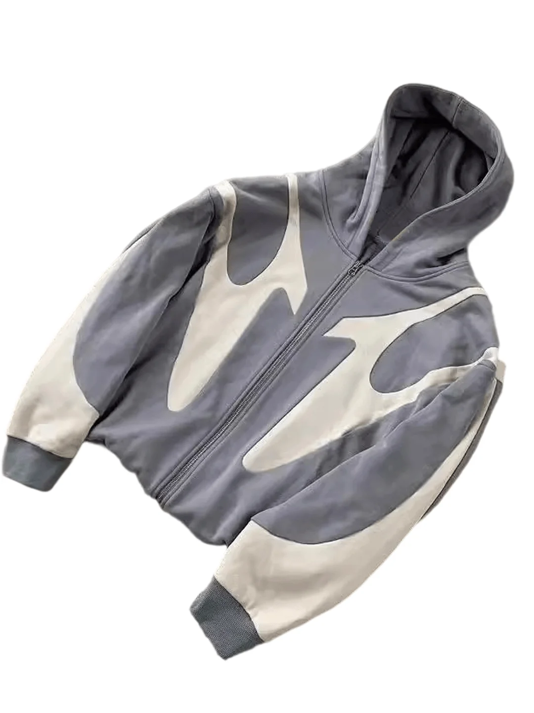 Zip Up Trendy Hoodies for Men Casual Overszie Y2K Hip Hop Streetwear Harajuku Jacket - Image 4