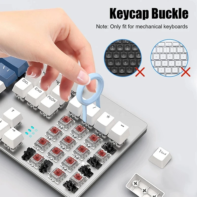 7 in 1 Computer Keyboard Cleaner Brush Kit Earphone Cleaning Pen For Headset Keyboard Cleaning Tools Cleaner Keycap Puller Kit - Image 3