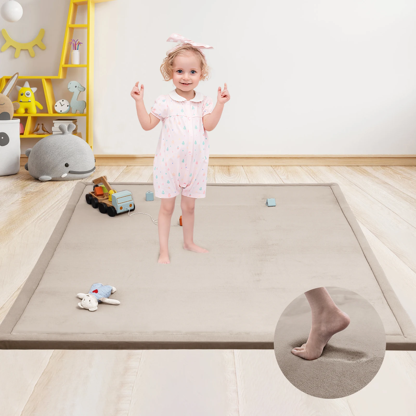 3cm Thick Baby Play Mat Large Soft Large Non Slip Crawling Mat Baby Game Carpet for Children Gyms & Playmats Kids Mat Floor Rug