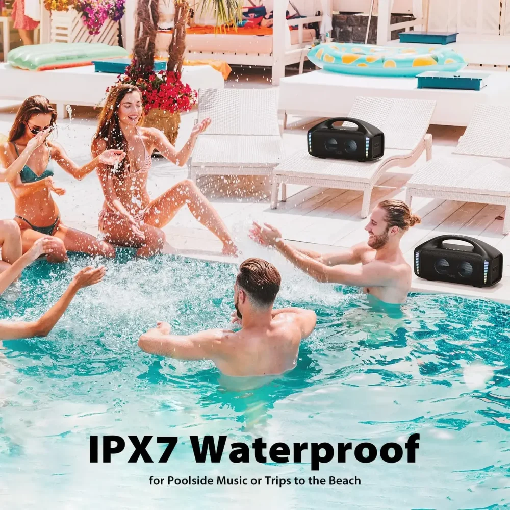 Tribit Portable Bluetooth Speaker 90W StormBox Blast Outdoor Wireless Speaker IPX7 Waterproof Party Camping Speaker 30H Playtime - Image 5