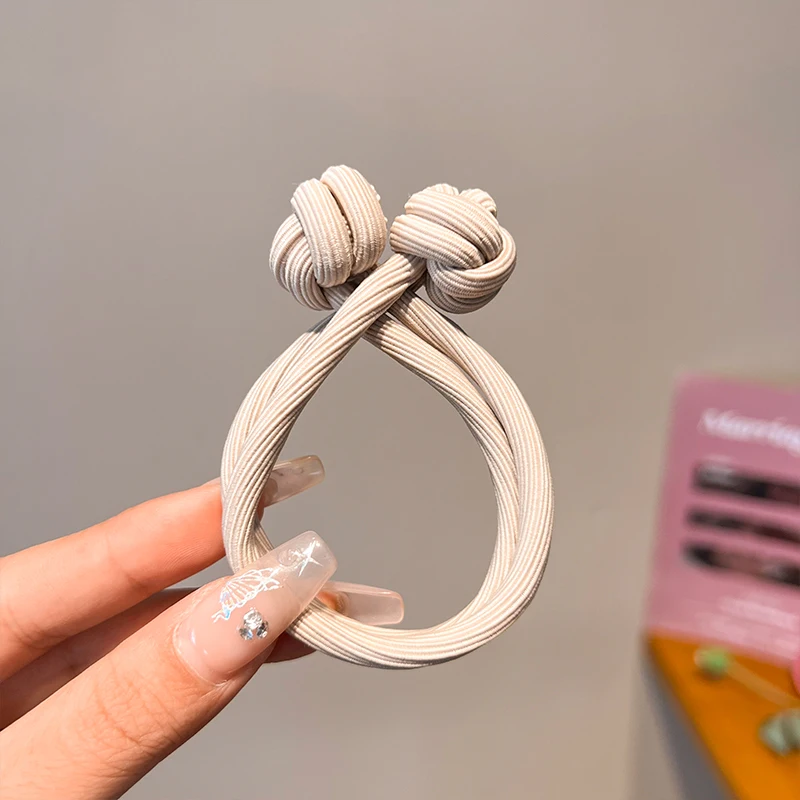 Simplicity Stretch Rubber Hair Ties for Women High elasticity Fashion Girl Head Rope Scrunchie Hair Accessories - Image 5