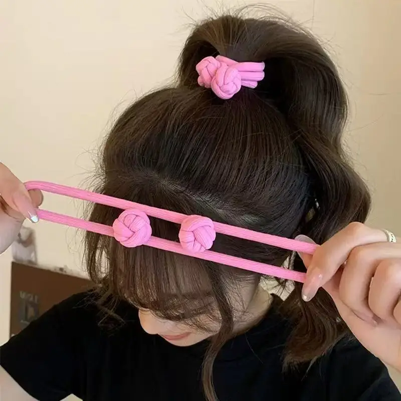 Simplicity Stretch Rubber Hair Ties for Women High elasticity Fashion Girl Head Rope Scrunchie Hair Accessories - Image 4