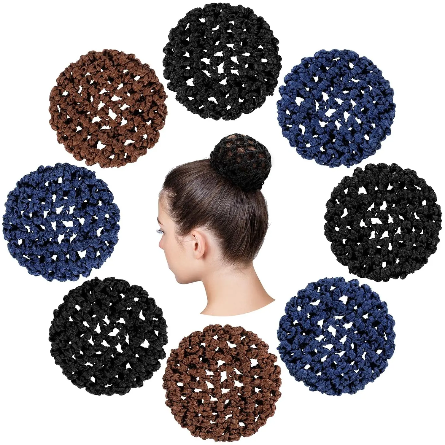 1/3pcs High quality Girls Ballet Dance Hair Net Elastic Hair Bands Ponytail Holder for Girl Women Accessoires