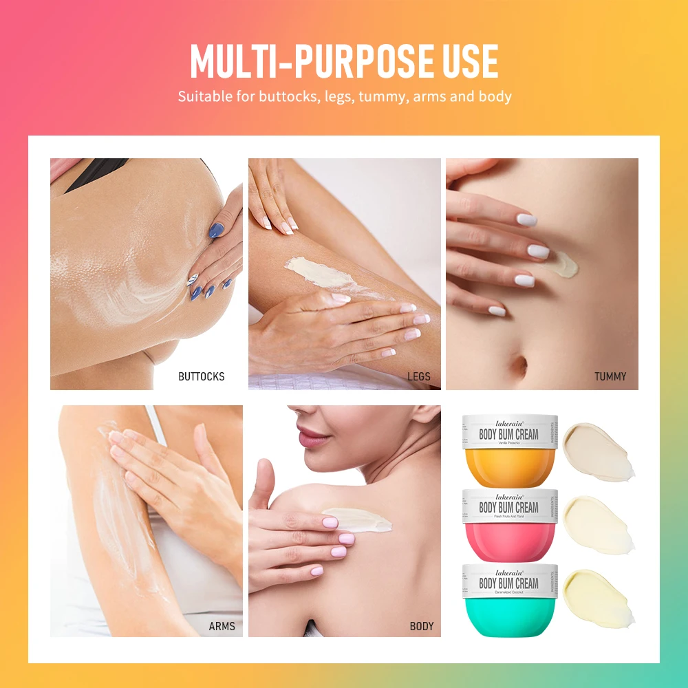 80ml Brazilian Body Care Lotion Buttock Cream Nourishes Skin Care Long Lasting Moisturizing Beauty Firm Skin Brightens Cream Hot - Image 3