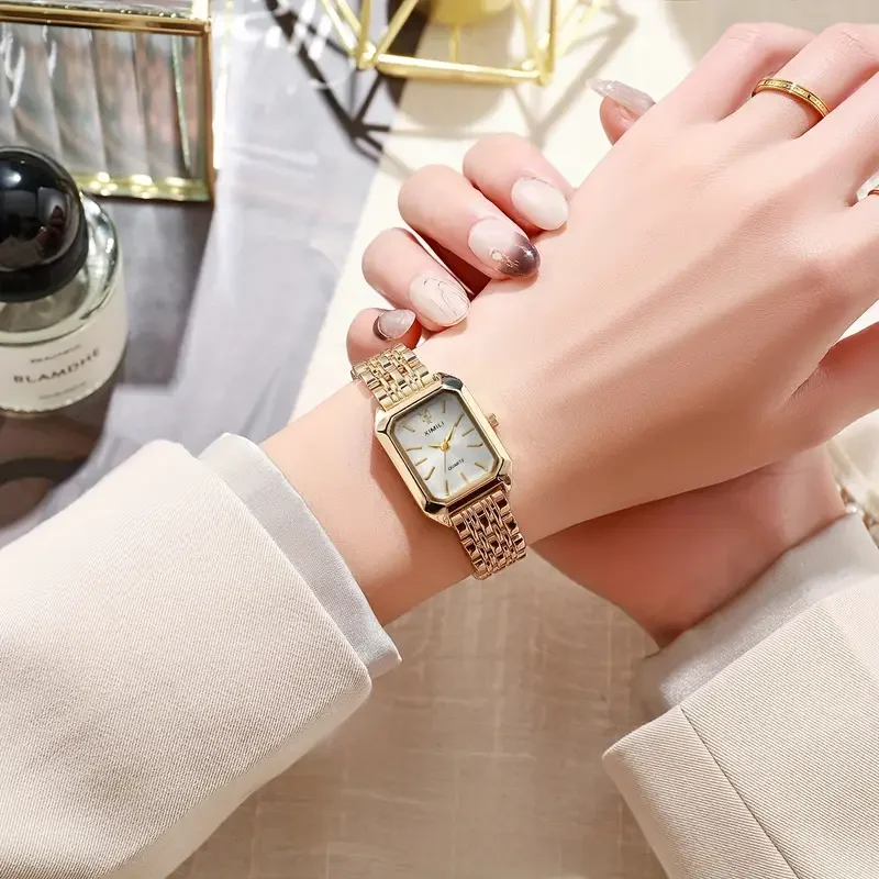 1PCS Fashion Women's Watch Luxury Trendy Versatile Quartz Watch Suitable for Daily Clothing Matching or As a Gift - Image 4