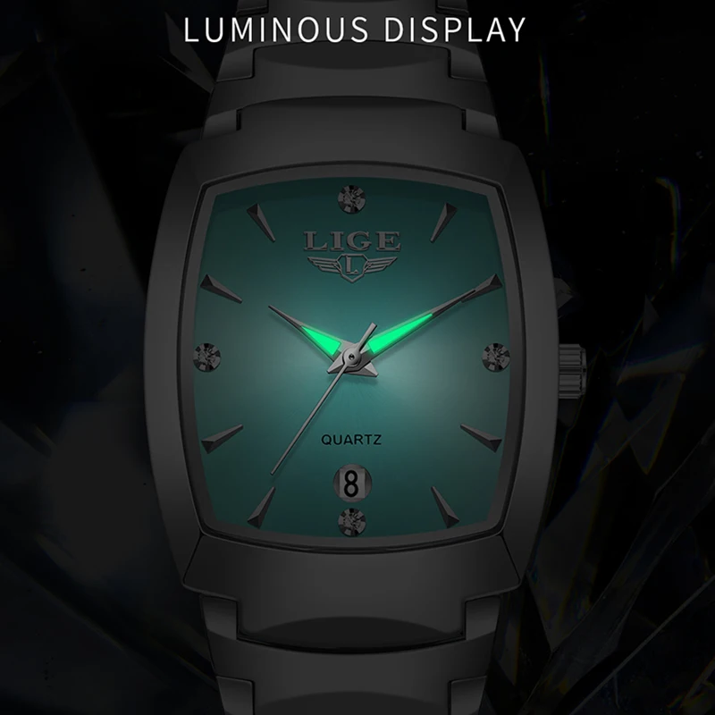 LIGE New Ladies Waterproof Watch Luxury Stainless Steel Women Watches Creative Fashion Original Elegant Quartz Wristwatch Gift - Image 3