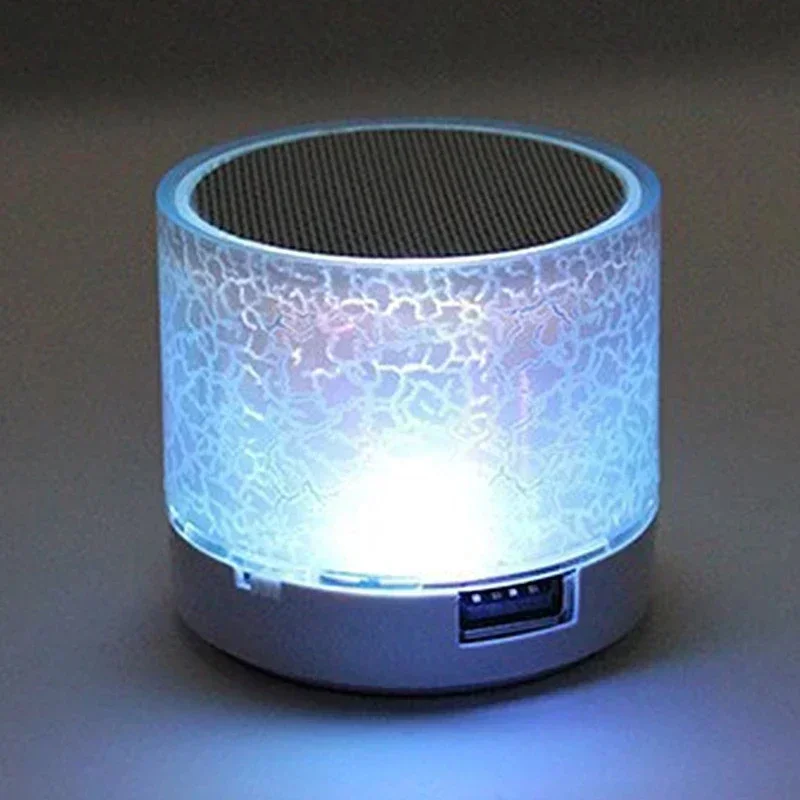 Mini Bluetooth Speaker Wireless Loudspeaker Crack LED SD Card USB Subwoofer Portable MP3 Music Sound Column for PC Mobile Phone - Image 5