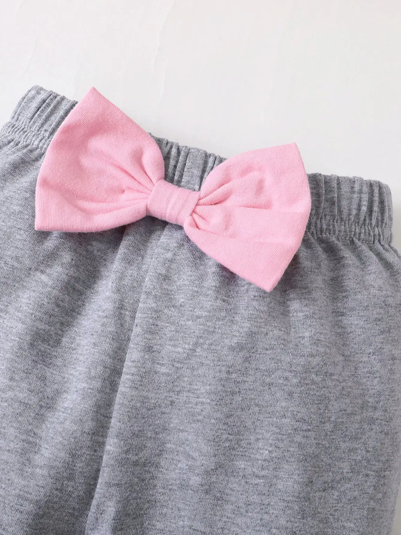 0-2 Year Old Newborn Baby Girl Spring and Autumn Round Neck Long sleeved Dress with Solid Color Pants Fashion Set - Image 6