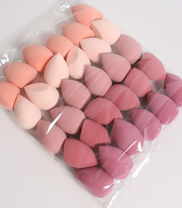 7piece/18piece makeup sponge set, suitable for liquid BB cream powder application, makeup egg dry wet dual-use powder puff
