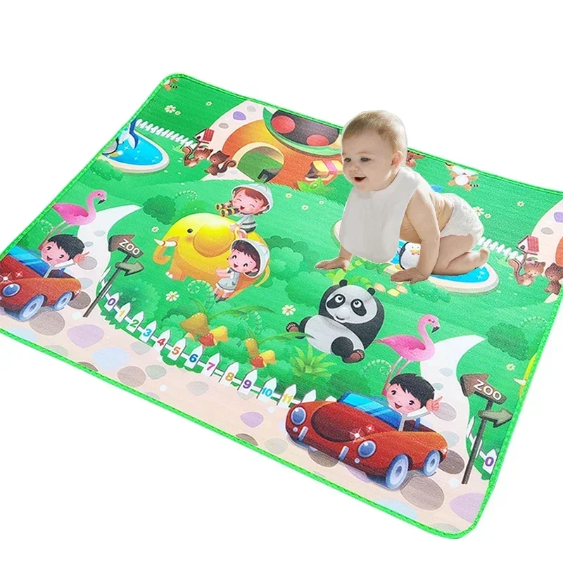 Baby Play Mat Waterproof Outdoor Indoor Carpets Kids Rug Activity Game Gym Toy Playmat Educational Gift Color Random - Image 4
