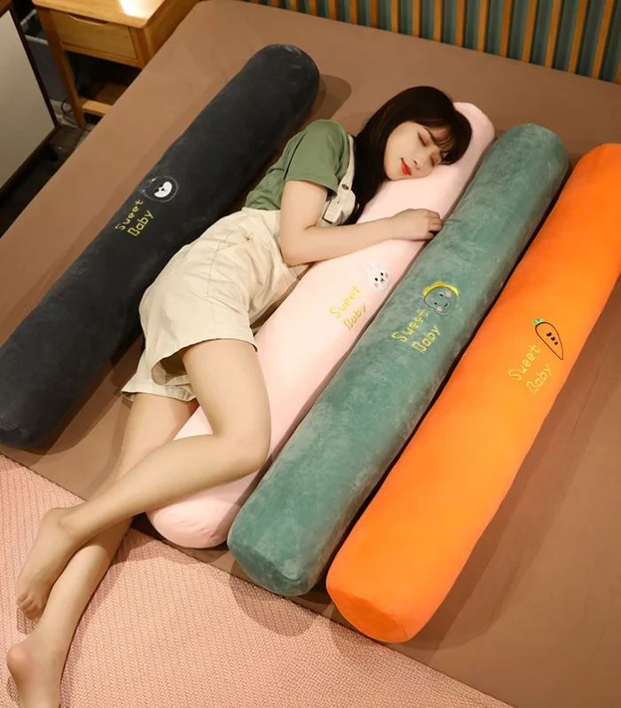 Rectangular Pillow for Girls Multi-functional Sleep Support Cushion Long Bolster pregnancy Pillow Side Sleepers and Bed Reading