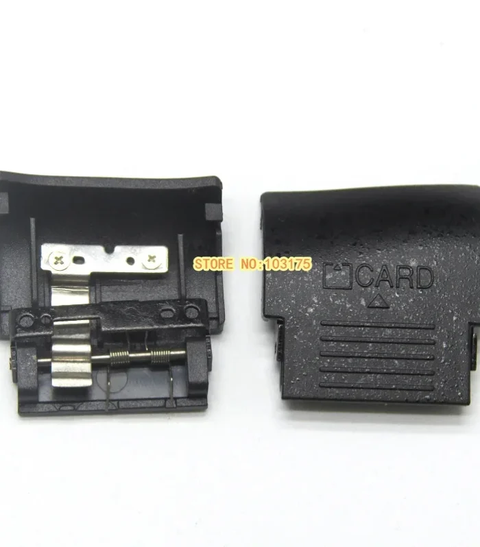 New SD Memory Card Chamber Door Cover For Nikon D90 With Spring and Metal Plate Camera