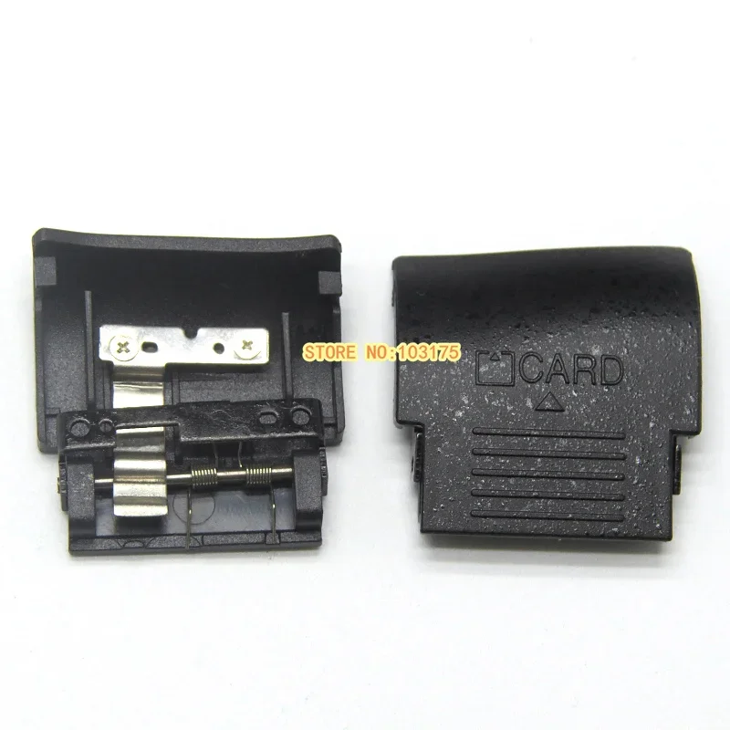 New SD Memory Card Chamber Door Cover For Nikon D90 With Spring and Metal Plate Camera