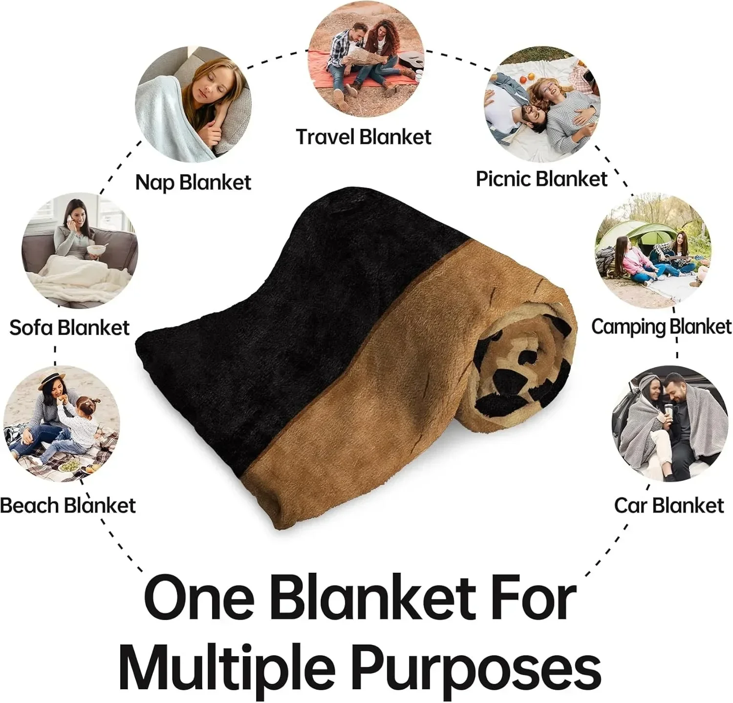 1PC Halloween Throw Blanket Black Bat Pumpkin Ghost Skull Thin Blanket Gifts for Decor Couch Bed Car Home Camping all season use - Image 6