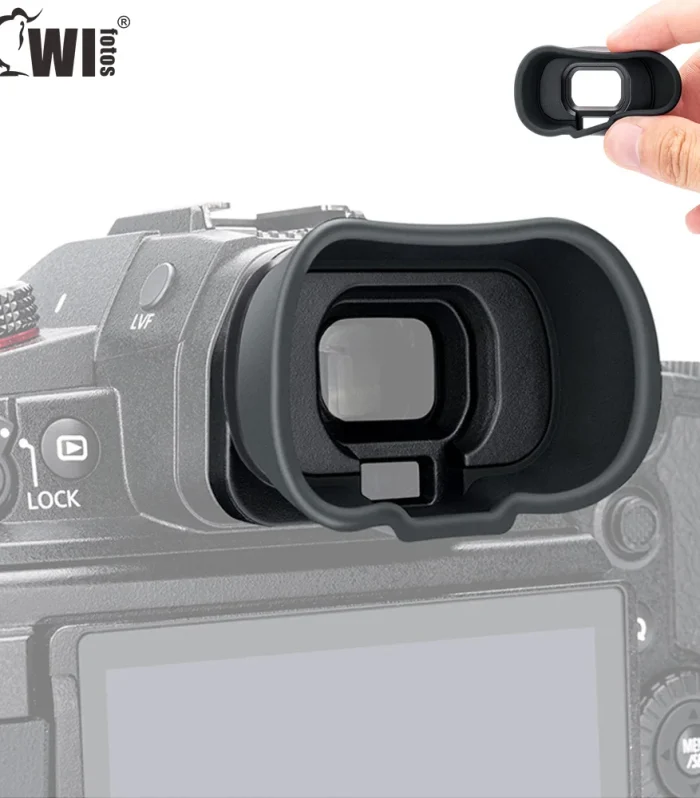 Soft Silicon Long Camera Eyecup Viewfinder Eyepiece Eye Cup for Panasonic DC-GH6 GH5S GH5 Replaces Panasonic 4YE1A561Z EyeCup