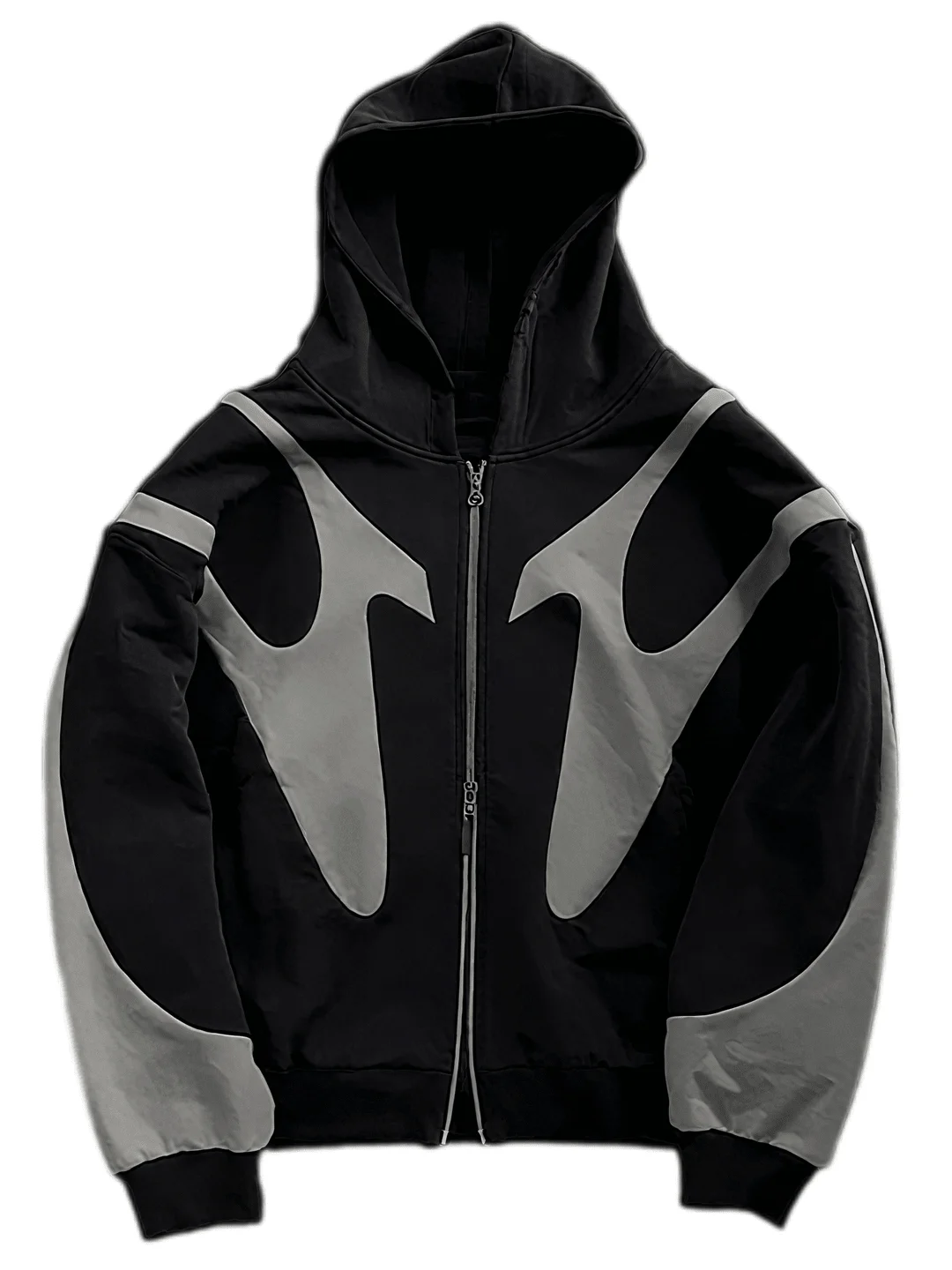 Zip Up Trendy Hoodies for Men Casual Overszie Y2K Hip Hop Streetwear Harajuku Jacket