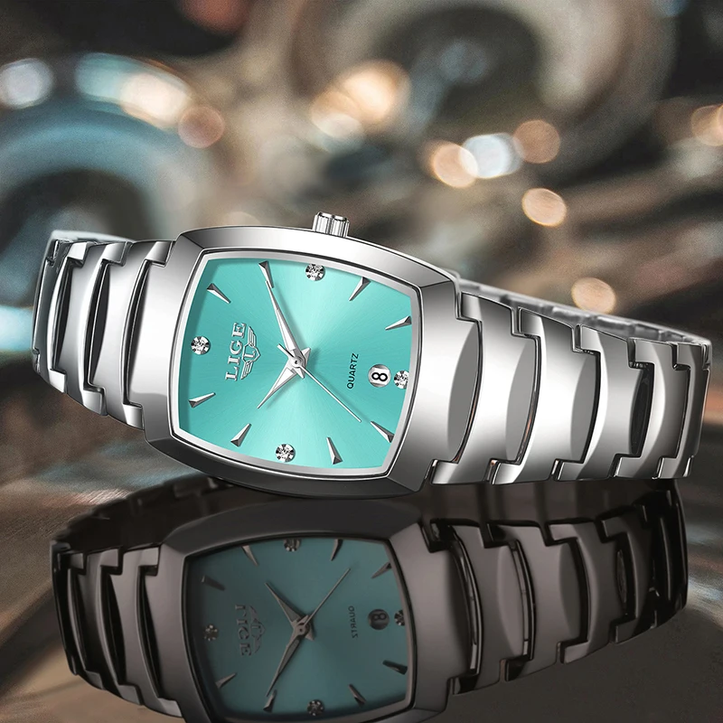 LIGE New Ladies Waterproof Watch Luxury Stainless Steel Women Watches Creative Fashion Original Elegant Quartz Wristwatch Gift - Image 2